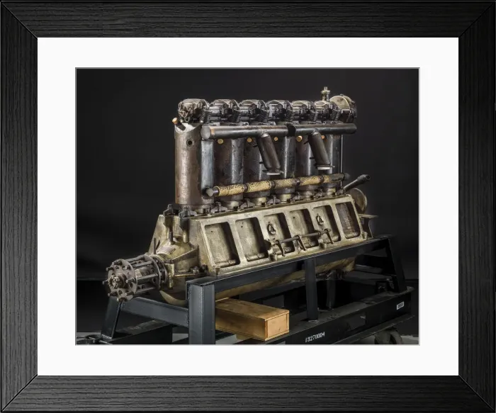 Framed Print : Union Type 2-6, In-line 6 Engine, ca. 1917. Creator: Union Gas Engine Company Framed Print : Union Type 2-6, In-line 6 Engine, ca. 1917. Creator: Union Gas Engine Company