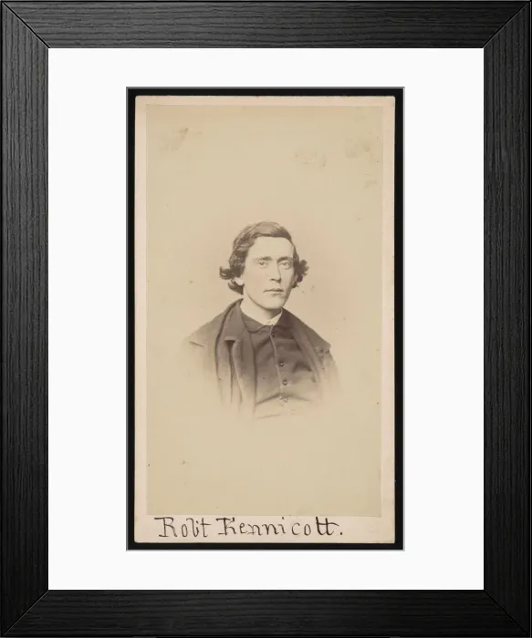 Framed Print : Portrait of Robert Kennicott (1835-1866), Before 1866. Creator: Unknown Framed Print : Portrait of Robert Kennicott (1835-1866), Before 1866. Creator: Unknown