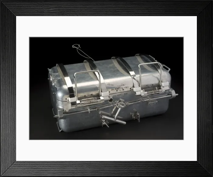 Framed Print : ALSRC, Apollo Lunar Sample Return Container, Apollo 11, 1969. Creator: Union Carbide Framed Print : ALSRC, Apollo Lunar Sample Return Container, Apollo 11, 1969. Creator: Union Carbide