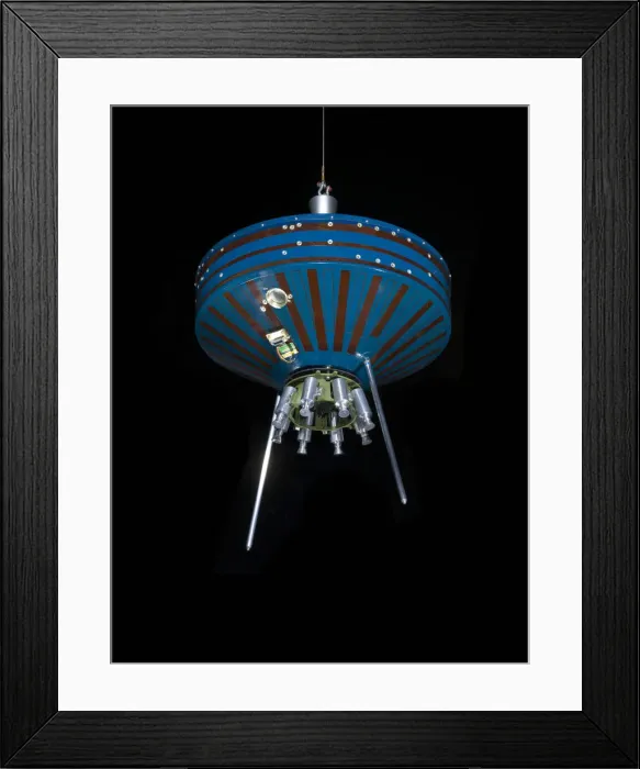 Framed Print : Satellite, Pioneer I, Reconstructed Replica, 1963. Creator Framed Print : Satellite, Pioneer I, Reconstructed Replica, 1963. Creator