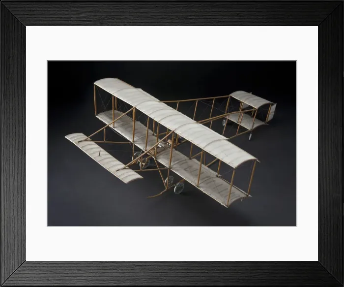 Framed Print : Model, Static, Henri Farman, 1933. Creator: James E. Reeves Framed Print : Model, Static, Henri Farman, 1933. Creator: James E. Reeves