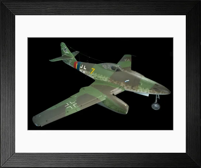 Framed Print : Messerschmitt Me 262 A-1a Schwalbe (Swallow), 1940s. Creator: Messerschmitt A. G Framed Print : Messerschmitt Me 262 A-1a Schwalbe (Swallow), 1940s. Creator: Messerschmitt A. G