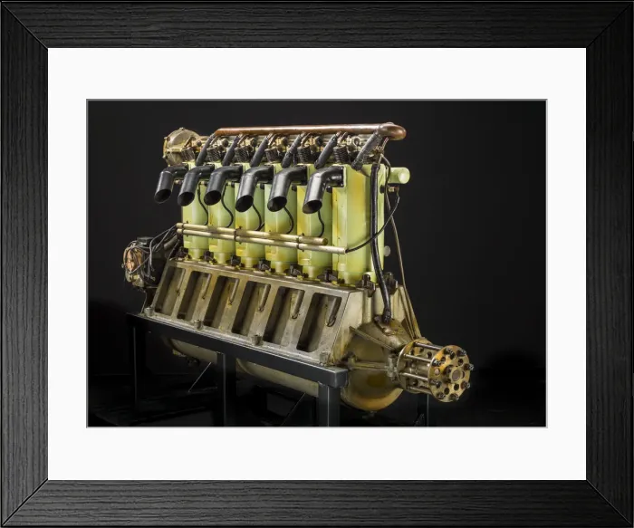 Framed Print : Union Type 1-6, In-line 6 Engine, ca. 1917. Creator: Union Gas Engine Company Framed Print : Union Type 1-6, In-line 6 Engine, ca. 1917. Creator: Union Gas Engine Company