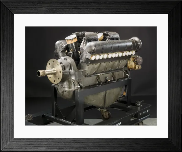 Framed Print : Curtiss K-12, V-12 Engine, ca. 1918. Creator: Curtiss Aeroplane and Motor Company Framed Print : Curtiss K-12, V-12 Engine, ca. 1918. Creator: Curtiss Aeroplane and Motor Company