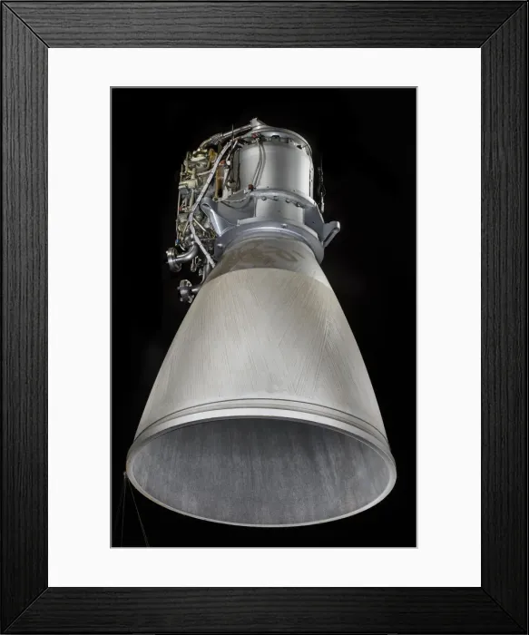 Framed Print : Rocket Engine, Liquid Fuel, Apollo Lunar Module Ascent Engine, 1969 Framed Print : Rocket Engine, Liquid Fuel, Apollo Lunar Module Ascent Engine, 1969