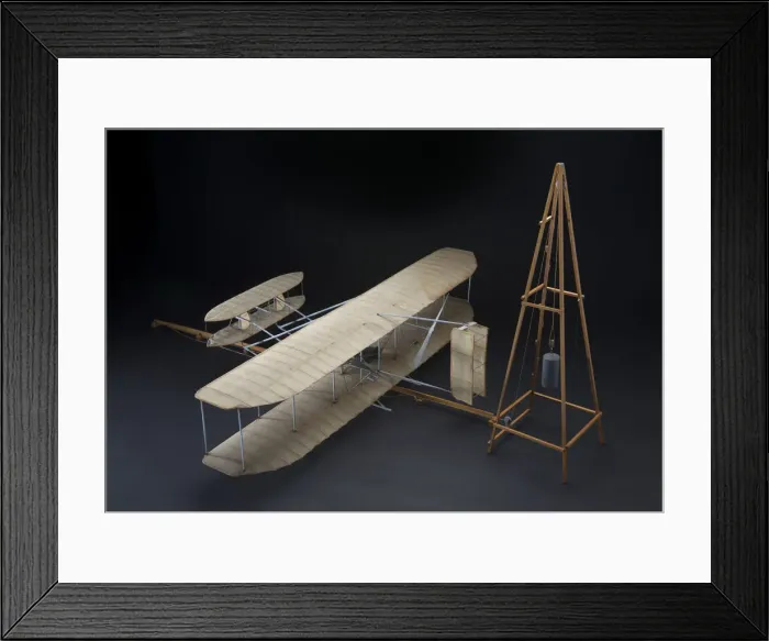 Framed Print : Model, Static, 1905 Wright Flyer, 1953. Creator: Joseph D. Fallo Framed Print : Model, Static, 1905 Wright Flyer, 1953. Creator: Joseph D. Fallo
