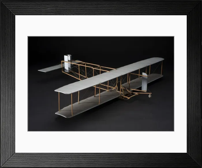Framed Print : Model, Static, Wright Glider, 1953. Creator: Charles H. Hubbell Framed Print : Model, Static, Wright Glider, 1953. Creator: Charles H. Hubbell