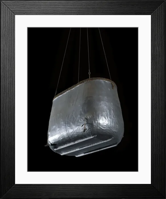 Framed Print : Balloon Basket, USMC, World War I, 1910s. Creator: Unknown