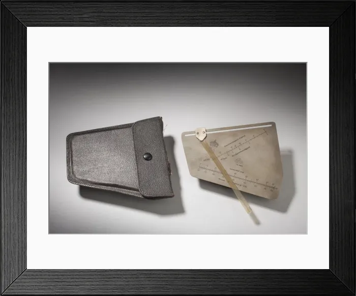 Framed Print : Plotter, Drift, ca. 1918. Creator: CP Goerz Framed Print : Plotter, Drift, ca. 1918. Creator: CP Goerz