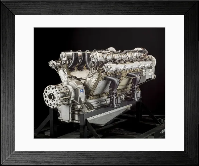 Framed Print : Sterling (Sunbeam) Cossack, V-12 Engine, 1917. Creator: Sterling Engine Company Framed Print : Sterling (Sunbeam) Cossack, V-12 Engine, 1917. Creator: Sterling Engine Company