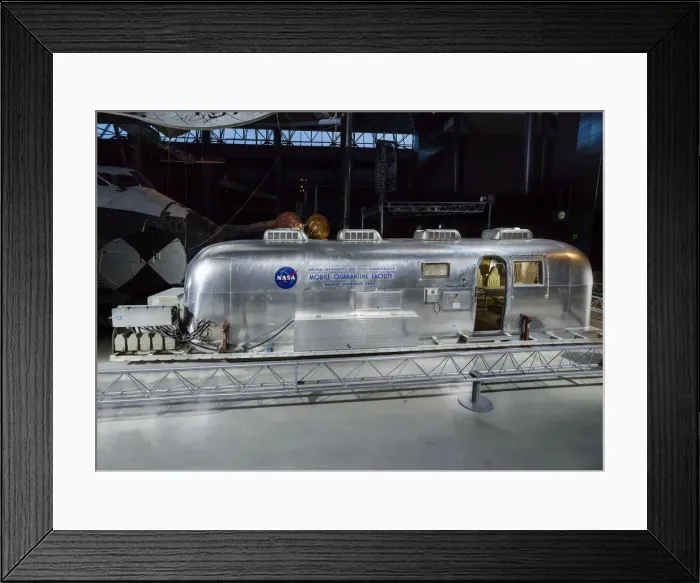 Framed Print : Mobile Quarantine Facility, ca. 1969. Creator: Airstream Framed Print : Mobile Quarantine Facility, ca. 1969. Creator: Airstream