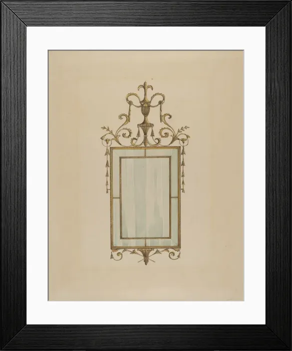 Framed Print : Mirror, 1936. Creator: Nicholas Gorid