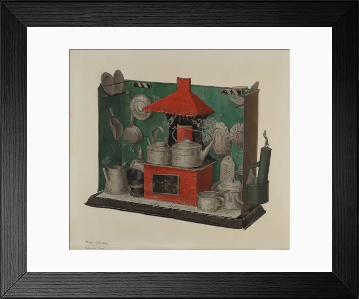Framed Print : Toy Kitchen, 1935 / 1942. Creator: Philip Johnson Framed Print : Toy Kitchen, 1935 / 1942. Creator: Philip Johnson