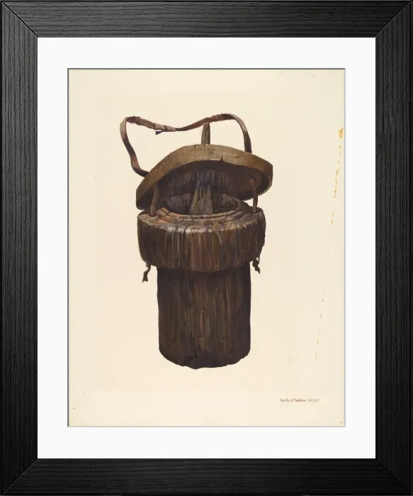 Framed Print : Bucket, c. 1939. Creator: Leslie Macklem Framed Print : Bucket, c. 1939. Creator: Leslie Macklem