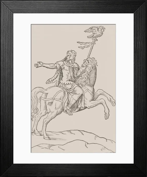 Framed Print : Enseigne des chevaux, 1581. Creator: Unknown Framed Print : Enseigne des chevaux, 1581. Creator: Unknown