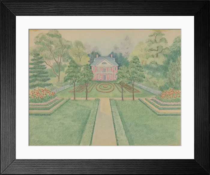 Framed Print : N. W. Stuyvesant Residence, c. 1936. Creator: Tabea Hosier Framed Print : N. W. Stuyvesant Residence, c. 1936. Creator: Tabea Hosier