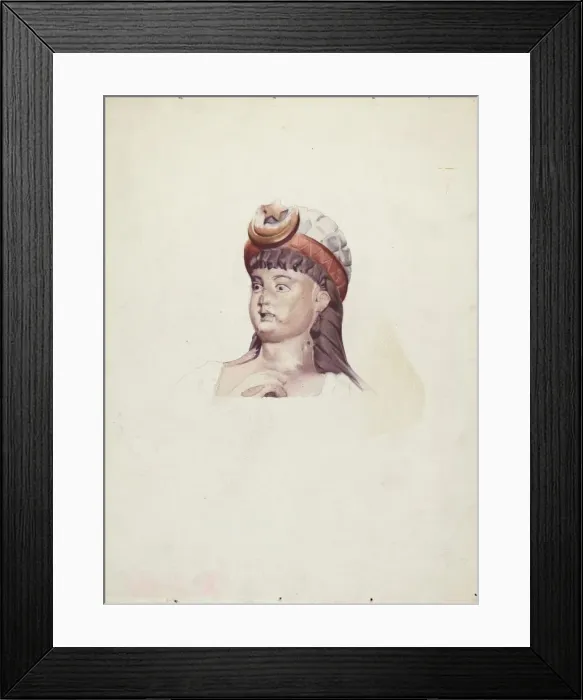 Framed Print : Cigar Store Figure, 1935 / 1942. Creator: Joseph Goldberg Framed Print : Cigar Store Figure, 1935 / 1942. Creator: Joseph Goldberg