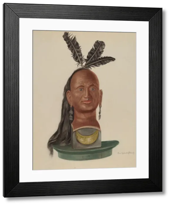 Framed Print : Indian Head, 1935 / 1942. Creator: Elmer R. Kottcamp Framed Print : Indian Head, 1935 / 1942. Creator: Elmer R. Kottcamp