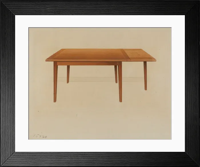 Framed Print : Table, c. 1937. Creator: Anne Ger Framed Print : Table, c. 1937. Creator: Anne Ger