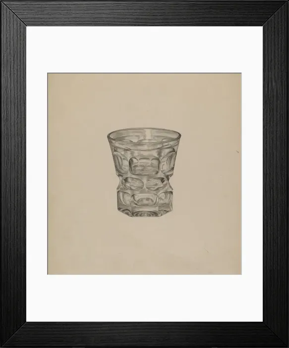 Framed Print : Tumbler, c. 1940. Creator: Henry Moran Framed Print : Tumbler, c. 1940. Creator: Henry Moran