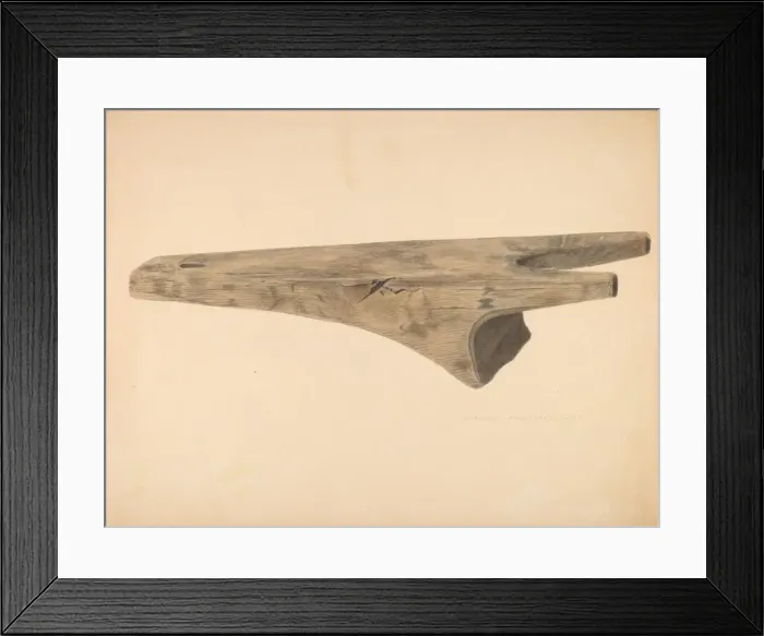 Framed Print : Bootjack, c. 1942. Creator: Alexander Anderson Framed Print : Bootjack, c. 1942. Creator: Alexander Anderson