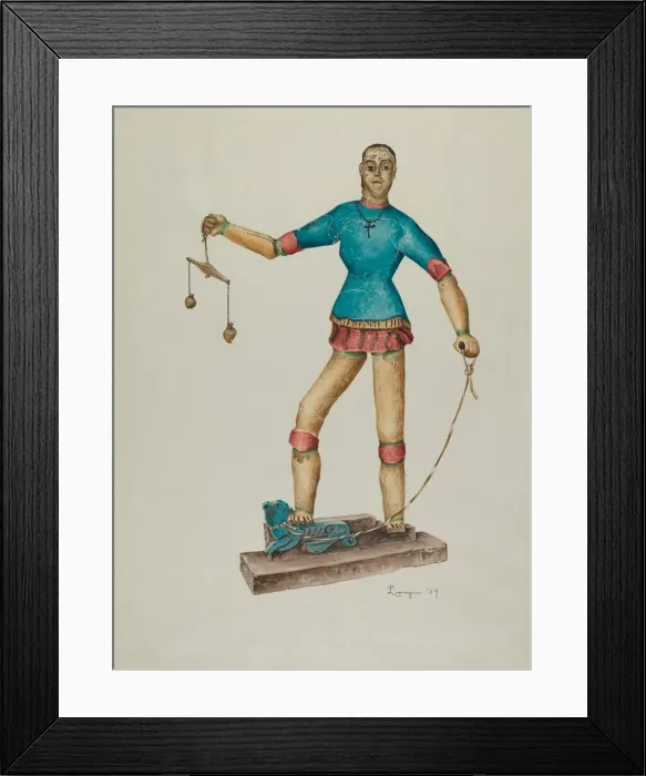 Framed Print : Bulto (San Miguel), 1939. Creator: Eldora P. Lorenzini Framed Print : Bulto (San Miguel), 1939. Creator: Eldora P. Lorenzini