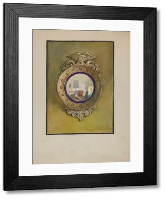 Framed Print : Looking-glass, c. 1936. Creator: George Loughridge Framed Print : Looking-glass, c. 1936. Creator: George Loughridge