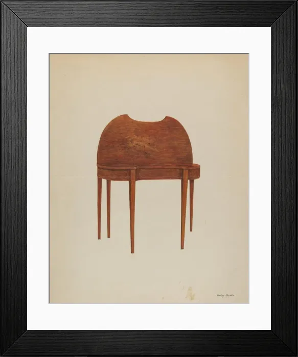 Framed Print : Card Table, c. 1938. Creator: Henry Meyers Framed Print : Card Table, c. 1938. Creator: Henry Meyers