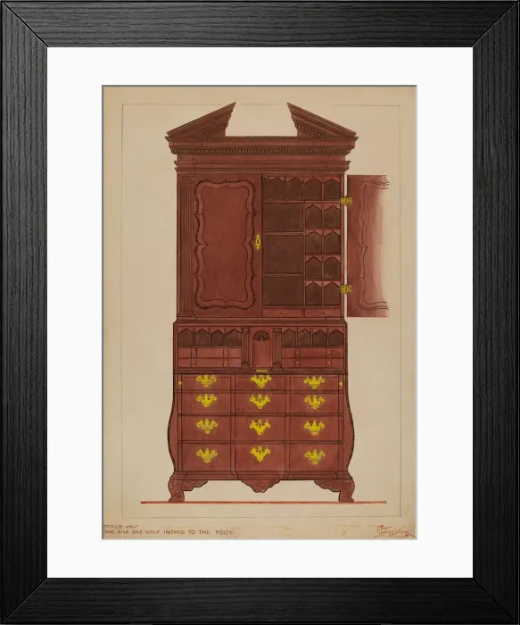 Framed Print : Secretary, c. 1936. Creator: Rolland Livingstone Framed Print : Secretary, c. 1936. Creator: Rolland Livingstone
