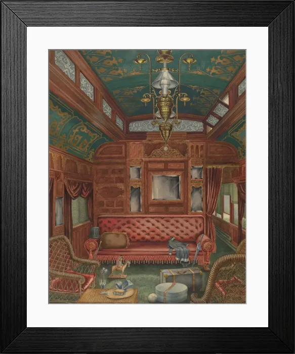 Framed Print : Pullman Coach, c. 1940. Creator: Perkins Harnly Framed Print : Pullman Coach, c. 1940. Creator: Perkins Harnly