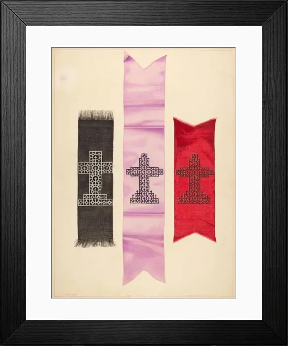 Framed Print : Book Marks, 1938. Creator: J. Howard Iams Framed Print : Book Marks, 1938. Creator: J. Howard Iams