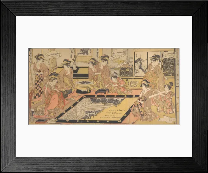 Framed Print : A Votive Picture to Be Donated to the Kannon of Asakusa... ca. 1800 Framed Print : A Votive Picture to Be Donated to the Kannon of Asakusa... ca. 1800