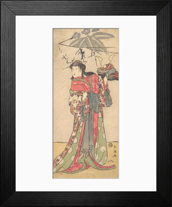 Framed Print : The Actor Segawa Kikunojo III in the Role of a Woman, ca. 1792 Framed Print : The Actor Segawa Kikunojo III in the Role of a Woman, ca. 1792