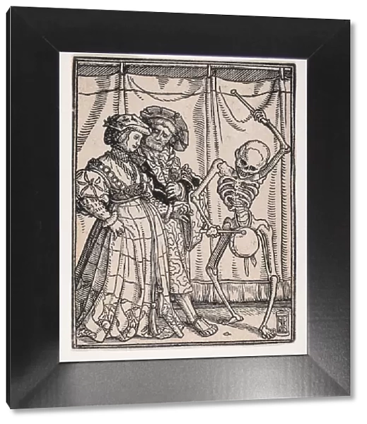The Noblewoman, from The Dance of Death, ca. 1526, published 1538. Creator: Hans Lützelburger
