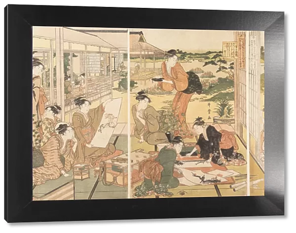 The Four Accomplishments (Kinkishoga), ca. 1788-90. Creator: Kitagawa Utamaro