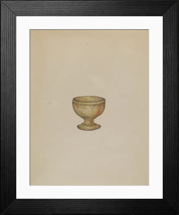Framed Print : Salt Cup, 1935 / 1942. Creator: Henry Meyers Framed Print : Salt Cup, 1935 / 1942. Creator: Henry Meyers