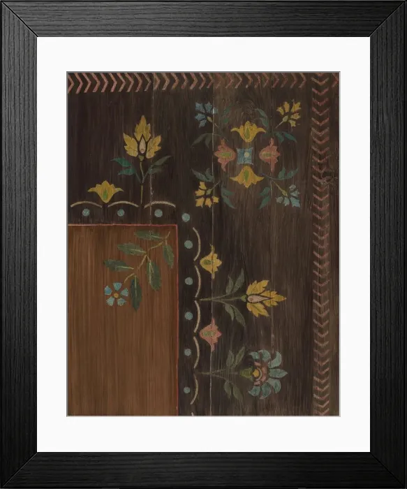 Framed Print : Stencilled Floor, 1935 / 1942. Creator: Jerome Hoxie Framed Print : Stencilled Floor, 1935 / 1942. Creator: Jerome Hoxie