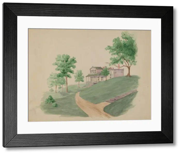 Framed Print : Schermerhorn Residence, 1935 / 1942. Creator: Helen Miller Framed Print : Schermerhorn Residence, 1935 / 1942. Creator: Helen Miller