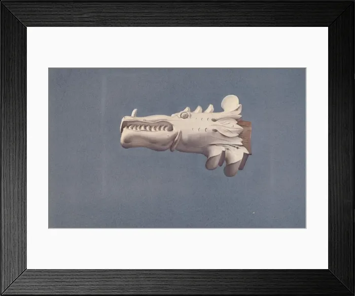 Framed Print : Gargoyle / Gutter Spout, 1935 / 1942. Creator: Rosamond P Gray Framed Print : Gargoyle / Gutter Spout, 1935 / 1942. Creator: Rosamond P Gray