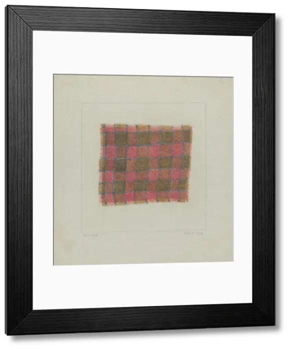 Framed Print : Homemade Cloth, 1935 / 1942. Creator: Frank J Mace Framed Print : Homemade Cloth, 1935 / 1942. Creator: Frank J Mace