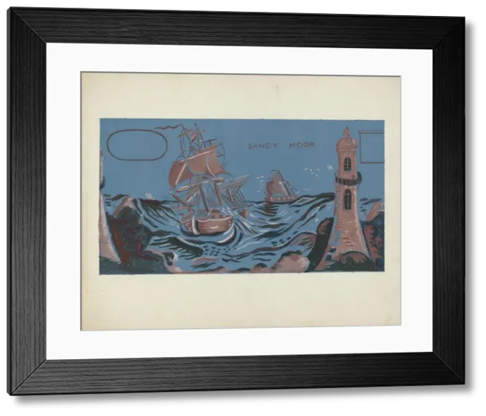 Framed Print : Bandbox, c. 1953. Creator: Arsen Maralian Framed Print : Bandbox, c. 1953. Creator: Arsen Maralian