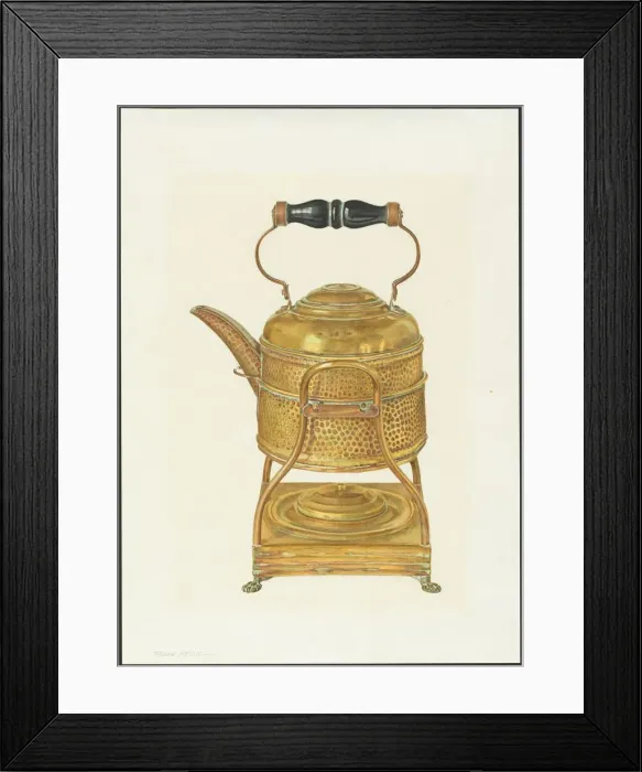 Framed Print : Kettle, c. 1934. Creator: Frank M Keane Framed Print : Kettle, c. 1934. Creator: Frank M Keane