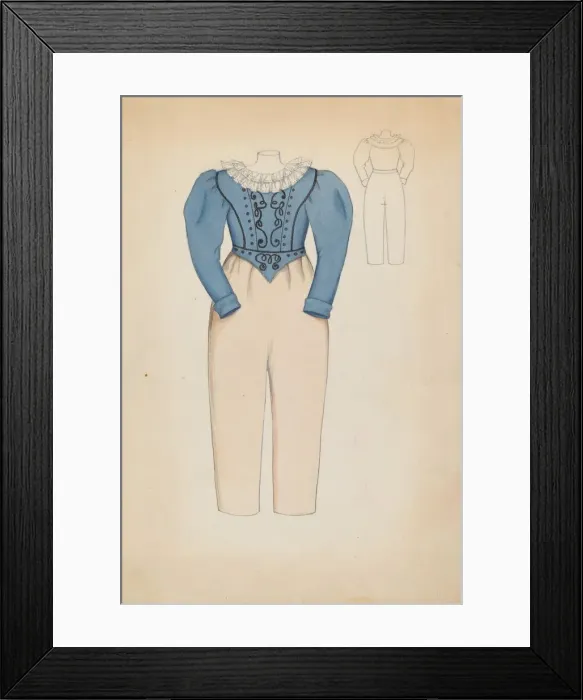 Framed Print : Boys Suit, c. 1936. Creator: Dorothy Gernon Framed Print : Boys Suit, c. 1936. Creator: Dorothy Gernon