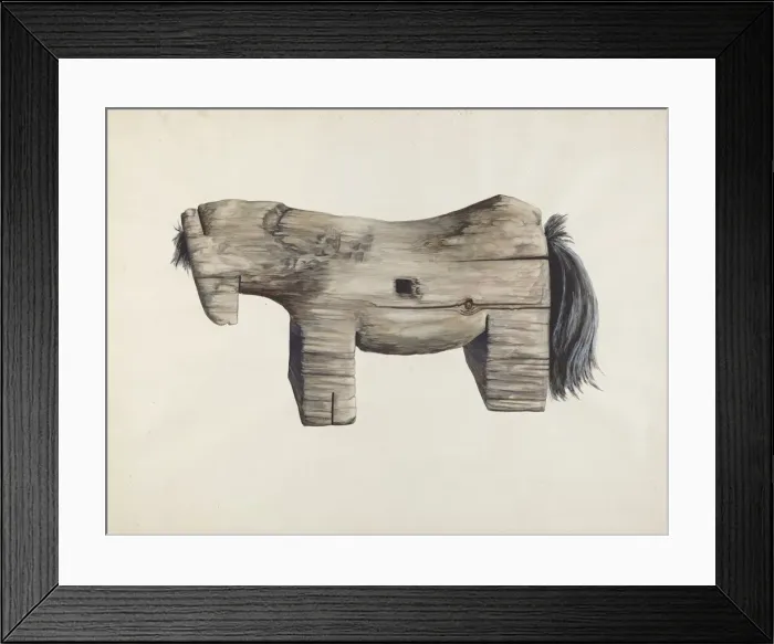 Framed Print : Horse, 1935 / 1942. Creator: Einar Heiberg Framed Print : Horse, 1935 / 1942. Creator: Einar Heiberg