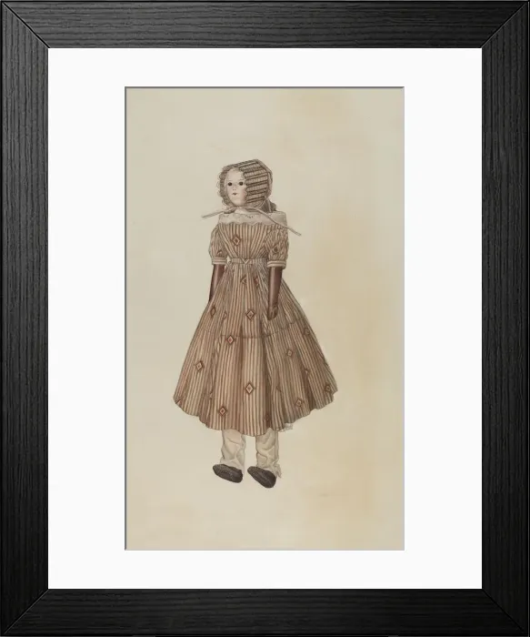 Framed Print : Doll, 1940. Creator: Charles Goodwin Framed Print : Doll, 1940. Creator: Charles Goodwin