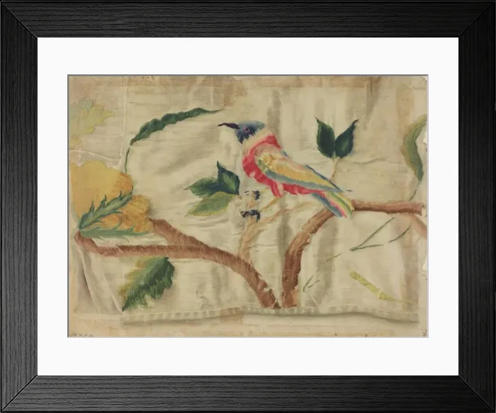 Framed Print : Valance (section), c. 1936. Creator: Helen E. Gilman Framed Print : Valance (section), c. 1936. Creator: Helen E. Gilman
