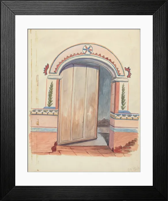 Framed Print : Wall Painting, 1935 / 1942. Creator: William Herbert Framed Print : Wall Painting, 1935 / 1942. Creator: William Herbert