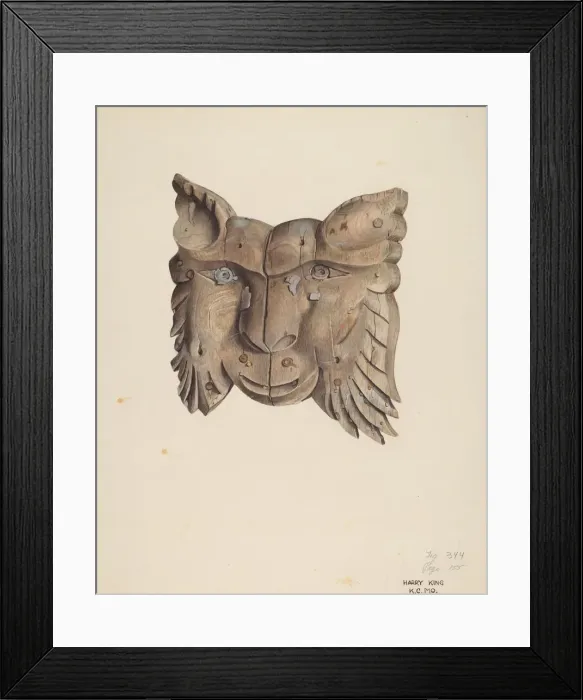 Framed Print : Bobcat, 1935 / 1942. Creator: Harry King Framed Print : Bobcat, 1935 / 1942. Creator: Harry King