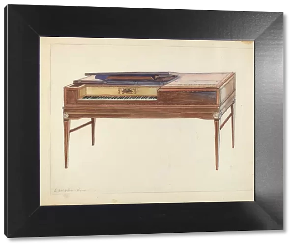 Piano, 1935  /  1942. Creator: George Loughridge