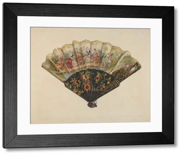 Framed Print : Fan, 1935 / 1942. Creator: Frank J Mace Framed Print : Fan, 1935 / 1942. Creator: Frank J Mace